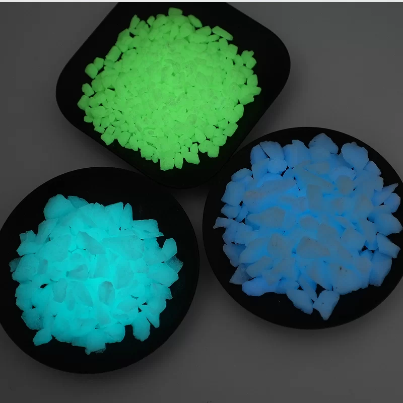 Lantai paving batu bercahaya berwarna buatan