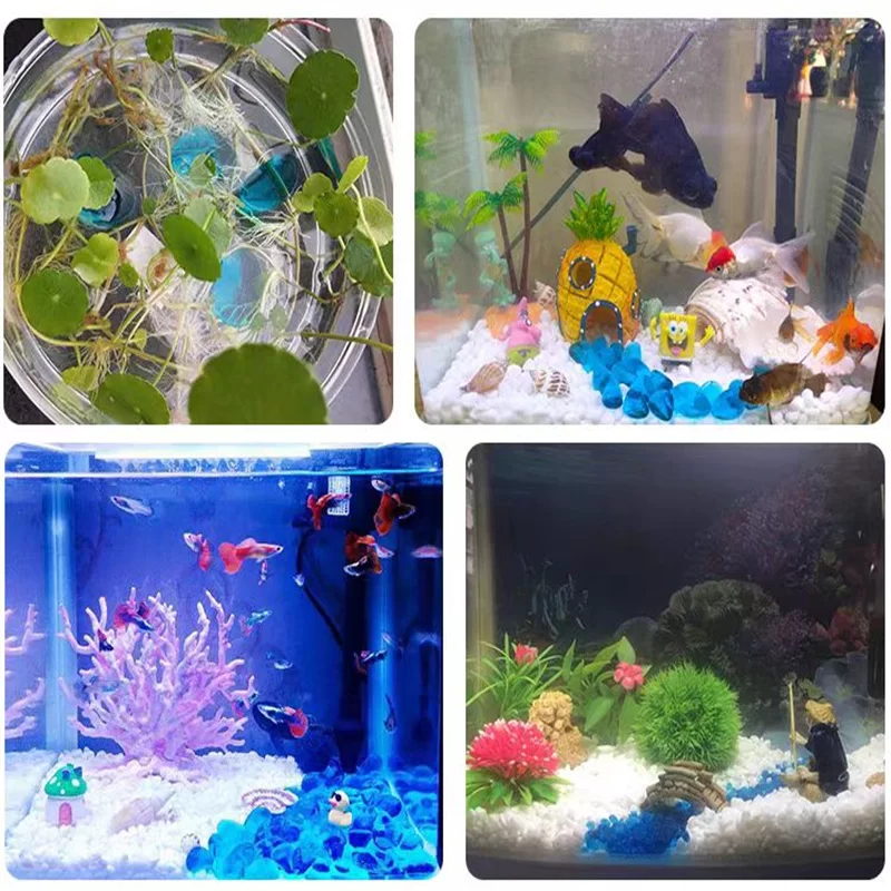 Manik kaca berwarna digunakan untuk batu pelekat dan hiasan